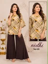 Nidhi Vol 1 By Hiaara Rayon Printed Ladies Tops 